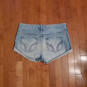 Hollister denim shorts.